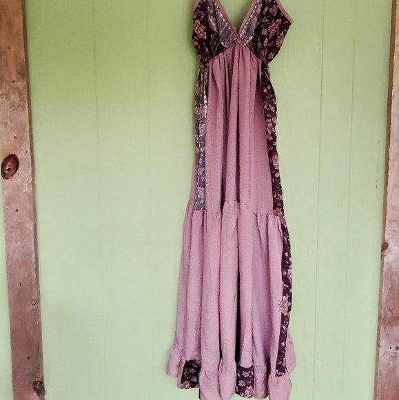 Boho Summer Dress, long and flowy - Picture 3 of 6